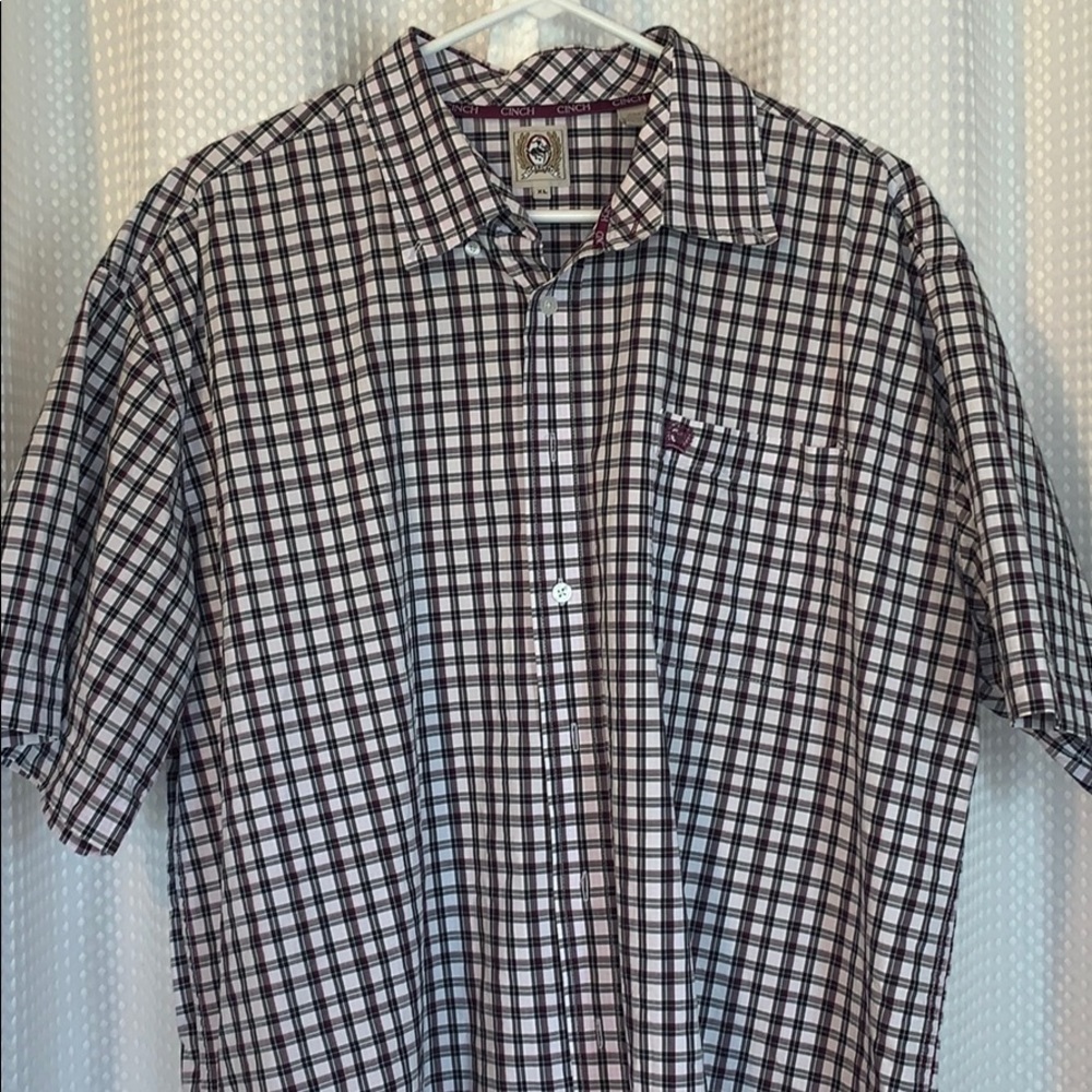 Cinch Short Sleeve Button Up
